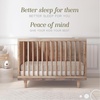 image:imageBella Coterie  Luxury Bamboo Viscose Crib Sheet  Organically Grown  Cooling for Better Sleep  Ultra Soft  Hypoallergenic  Deep Pocket Fitted Sheet for Crib amp Toddler Mattress WhiteDune