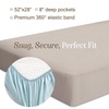 image:imageBella Coterie  Luxury Bamboo Viscose Crib Sheet  Organically Grown  Cooling for Better Sleep  Ultra Soft  Hypoallergenic  Deep Pocket Fitted Sheet for Crib amp Toddler Mattress WhiteDune