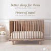 image:imageBella Coterie  Luxury Bamboo Viscose Crib Sheet  Organically Grown  Cooling for Better Sleep  Ultra Soft  Hypoallergenic  Deep Pocket Fitted Sheet for Crib amp Toddler Mattress WhiteIvory