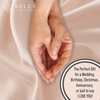image:imageBella Coterie  Luxury Bamboo Viscose Queen Size Fitted Sheet Only  Organically Grown  Cooling For Hot Sleepers  Ultra Soft  18 Deep Pocket  With Corner Straps IvoryChampagne
