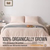 image:imageBella Coterie  Luxury Bamboo Viscose Queen Size Fitted Sheet Only  Organically Grown  Cooling For Hot Sleepers  Ultra Soft  18 Deep Pocket  With Corner Straps IvoryChampagne
