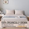 image:imageBella Coterie  Luxury Bamboo Viscose Queen Size Fitted Sheet Only  Organically Grown  Cooling For Hot Sleepers  Ultra Soft  18 Deep Pocket  With Corner Straps IvoryDune