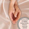 image:imageBella Coterie  Luxury Bamboo Viscose Queen Size Flat Sheet Only  1 Piece  Organically Grown  Cooling for Hot Sleepers  Ultra Soft  Oversized Sea GlassChampagne