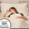image:imageBella Coterie  Luxury Bamboo Viscose Standard Size Pillowcase Set  Organically Grown  Cooling For Hot Sleepers  Ultra Soft  Hypoallergenic  2 Pillowcases WhiteChampagne