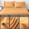 image:imageBella Coterie  Luxury Bamboo Viscose Standard Size Pillowcase Set  Organically Grown  Cooling For Hot Sleepers  Ultra Soft  Hypoallergenic  2 Pillowcases WhiteMarigold