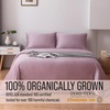 image:imageBella Coterie  Luxury Bamboo Viscose Standard Size Pillowcase Set  Organically Grown  Cooling For Hot Sleepers  Ultra Soft  Hypoallergenic  2 Pillowcases WhiteLilac