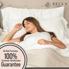 image:imageBella Coterie  Luxury Bamboo Viscose Standard Size Pillowcase Set  Organically Grown  Cooling For Hot Sleepers  Ultra Soft  Hypoallergenic  2 Pillowcases WhiteIvory