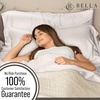 image:imageBella Coterie  Luxury Bamboo Viscose Standard Size Pillowcase Set  Organically Grown  Cooling For Hot Sleepers  Ultra Soft  Hypoallergenic  2 Pillowcases WhiteVanilla Cream