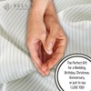image:imageBella Coterie  Luxury Bamboo Viscose Standard Size Pillowcase Set  Organically Grown  Cooling For Hot Sleepers  Ultra Soft  Hypoallergenic  2 Pillowcases WhiteStriped Coastal Blue