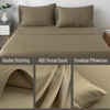 image:imageBella Coterie  Luxury Bamboo Viscose Standard Size Pillowcase Set  Organically Grown  Cooling For Hot Sleepers  Ultra Soft  Hypoallergenic  2 Pillowcases WhiteOilve