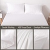 image:imageBella Coterie  Luxury Bamboo Viscose Standard Size Pillowcase Set  Organically Grown  Cooling For Hot Sleepers  Ultra Soft  Hypoallergenic  2 Pillowcases WhiteWhite