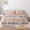 image:imageBella Coterie  Luxury Bamboo Viscose Standard Size Pillowcase Set  Organically Grown  Cooling For Hot Sleepers  Ultra Soft  Hypoallergenic  2 Pillowcases WhiteDusty Rose