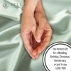 image:imageBella Coterie  Luxury Bamboo Viscose Standard Size Pillowcase Set  Organically Grown  Cooling For Hot Sleepers  Ultra Soft  Hypoallergenic  2 Pillowcases WhiteSea Glass