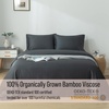 image:imageBella Coterie  Luxury Bamboo Viscose Standard Size Pillowcase Set  Organically Grown  Cooling For Hot Sleepers  Ultra Soft  Hypoallergenic  2 Pillowcases WhiteCharcoal Grey