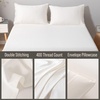 image:imageBella Coterie  Luxury Bamboo Viscose Standard Size Pillowcase Set  Organically Grown  Cooling For Hot Sleepers  Ultra Soft  Hypoallergenic  2 Pillowcases WhiteIvory