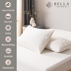 image:imageBella Coterie  Luxury Bamboo Viscose Standard Size Pillowcase Set  Organically Grown  Cooling For Hot Sleepers  Ultra Soft  Hypoallergenic  2 Pillowcases WhiteIvory