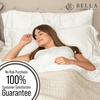 image:imageBella Coterie  Luxury Bamboo Viscose Standard Size Pillowcase Set  Organically Grown  Cooling For Hot Sleepers  Ultra Soft  Hypoallergenic  2 Pillowcases WhiteWhite