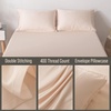 image:imageBella Coterie  Luxury Bamboo Viscose Standard Size Pillowcase Set  Organically Grown  Cooling For Hot Sleepers  Ultra Soft  Hypoallergenic  2 Pillowcases WhiteChampagne