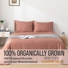 image:imageBella Coterie  Luxury Bamboo Viscose Standard Size Pillowcase Set  Organically Grown  Cooling For Hot Sleepers  Ultra Soft  Hypoallergenic  2 Pillowcases WhiteRaisin