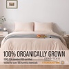 image:imageBella Coterie  Luxury Bamboo Viscose Standard Size Pillowcase Set  Organically Grown  Cooling For Hot Sleepers  Ultra Soft  Hypoallergenic  2 Pillowcases WhiteChampagne