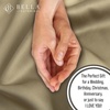 image:imageBella Coterie  Luxury Bamboo Viscose Standard Size Pillowcase Set  Organically Grown  Cooling For Hot Sleepers  Ultra Soft  Hypoallergenic  2 Pillowcases WhiteOilve