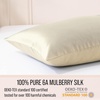 image:imageBella Coterie  Luxury Silk Pillowcase for Hair and Skin  King Size  30 Momme  100 Pure 6A Mulberry Silk  Super Soft  Perfectly Plush  Zipper Closure WhiteLemonade