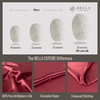 image:imageBella Coterie  Luxury Silk Pillowcase for Hair and Skin  King Size  30 Momme  100 Pure 6A Mulberry Silk  Super Soft  Perfectly Plush  Zipper Closure WhiteMerlot