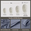 image:imageBella Coterie  Luxury Silk Pillowcase for Hair and Skin  King Size  30 Momme  100 Pure 6A Mulberry Silk  Super Soft  Perfectly Plush  Zipper Closure WhiteCobalt