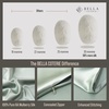 image:imageBella Coterie  Luxury Silk Pillowcase for Hair and Skin  King Size  30 Momme  100 Pure 6A Mulberry Silk  Super Soft  Perfectly Plush  Zipper Closure WhiteSage Green