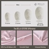 image:imageBella Coterie  Luxury Silk Pillowcase for Hair and Skin  King Size  30 Momme  100 Pure 6A Mulberry Silk  Super Soft  Perfectly Plush  Zipper Closure WhitePink Peony