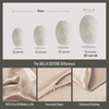 image:imageBella Coterie  Luxury Silk Pillowcase for Hair and Skin  King Size  30 Momme  100 Pure 6A Mulberry Silk  Super Soft  Perfectly Plush  Zipper Closure WhiteChampagne