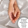 image:imageBella Coterie Luxury Bamboo Viscose King Size Sheet Set  Organically Grown  Cooling  Ultra Soft amp Breathable  18 Deep Pocket w Corner Straps  Hypoallergenic White21  Vanilla Cream