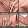 image:imageBella Coterie Luxury Bamboo Viscose King Size Sheet Set  Organically Grown  Cooling  Ultra Soft amp Breathable  18 Deep Pocket w Corner Straps  Hypoallergenic White16  Raisin