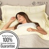 image:imageBella Coterie Luxury Bamboo Viscose King Size Sheet Set  Organically Grown  Cooling  Ultra Soft amp Breathable  18 Deep Pocket w Corner Straps  Hypoallergenic White19  Lemonade