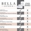 image:imageBella Coterie Luxury Bamboo Viscose King Size Sheet Set  Organically Grown  Cooling  Ultra Soft amp Breathable  18 Deep Pocket w Corner Straps  Hypoallergenic White02  Dune