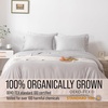 image:imageBella Coterie Luxury Bamboo Viscose King Size Sheet Set  Organically Grown  Cooling  Ultra Soft amp Breathable  18 Deep Pocket w Corner Straps  Hypoallergenic White05  Grey Mist