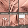 image:imageBella Coterie Luxury Bamboo Viscose King Size Sheet Set  Organically Grown  Cooling  Ultra Soft amp Breathable  18 Deep Pocket w Corner Straps  Hypoallergenic White16  Raisin