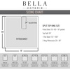 image:imageBella Coterie Luxury Bamboo Viscose King Size Sheet Set  Organically Grown  Cooling  Ultra Soft amp Breathable  18 Deep Pocket w Corner Straps  Hypoallergenic White13  Twilight Blue