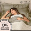image:imageBella Coterie Luxury Bamboo Viscose King Size Sheet Set  Organically Grown  Cooling  Ultra Soft amp Breathable  18 Deep Pocket w Corner Straps  Hypoallergenic White14  Olive