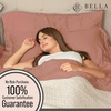 image:imageBella Coterie Luxury Bamboo Viscose King Size Sheet Set  Organically Grown  Cooling  Ultra Soft amp Breathable  18 Deep Pocket w Corner Straps  Hypoallergenic White16  Raisin