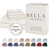 image:imageBella Coterie Luxury Bamboo Viscose King Size Sheet Set  Organically Grown  Cooling  Ultra Soft amp Breathable  18 Deep Pocket w Corner Straps  Hypoallergenic White03  Ivory
