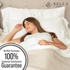 image:imageBella Coterie Luxury Bamboo Viscose King Size Sheet Set  Organically Grown  Cooling  Ultra Soft amp Breathable  18 Deep Pocket w Corner Straps  Hypoallergenic White03  Ivory