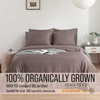 image:imageBella Coterie Luxury Bamboo Viscose King Size Sheet Set  Organically Grown  Cooling  Ultra Soft amp Breathable  18 Deep Pocket w Corner Straps  Hypoallergenic White09  Mocha