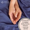 image:imageBella Coterie Luxury Bamboo Viscose King Size Sheet Set  Organically Grown  Cooling  Ultra Soft amp Breathable  18 Deep Pocket w Corner Straps  Hypoallergenic White13  Twilight Blue