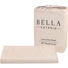 image:imageBella Coterie  Luxury Bamboo Viscose Queen Size Flat Sheet Only  1 Piece  Organically Grown  Cooling for Hot Sleepers  Ultra Soft  Oversized Sea GlassChampagne