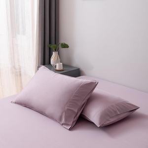 image:imageBella Coterie  Luxury Bamboo Viscose Standard Size Pillowcase Set  Organically Grown  Cooling For Hot Sleepers  Ultra Soft  Hypoallergenic  2 Pillowcases WhiteLilac