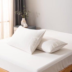 image:imageBella Coterie  Luxury Bamboo Viscose Standard Size Pillowcase Set  Organically Grown  Cooling For Hot Sleepers  Ultra Soft  Hypoallergenic  2 Pillowcases WhiteIvory