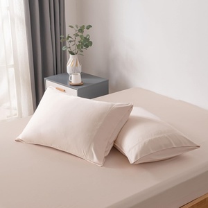 image:imageBella Coterie  Luxury Bamboo Viscose Standard Size Pillowcase Set  Organically Grown  Cooling For Hot Sleepers  Ultra Soft  Hypoallergenic  2 Pillowcases WhiteChampagne