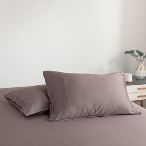 image:imageBella Coterie  Luxury Bamboo Viscose Standard Size Pillowcase Set  Organically Grown  Cooling For Hot Sleepers  Ultra Soft  Hypoallergenic  2 Pillowcases WhiteMocha