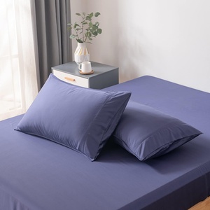 image:imageBella Coterie  Luxury Bamboo Viscose Standard Size Pillowcase Set  Organically Grown  Cooling For Hot Sleepers  Ultra Soft  Hypoallergenic  2 Pillowcases WhiteTwilight Blue
